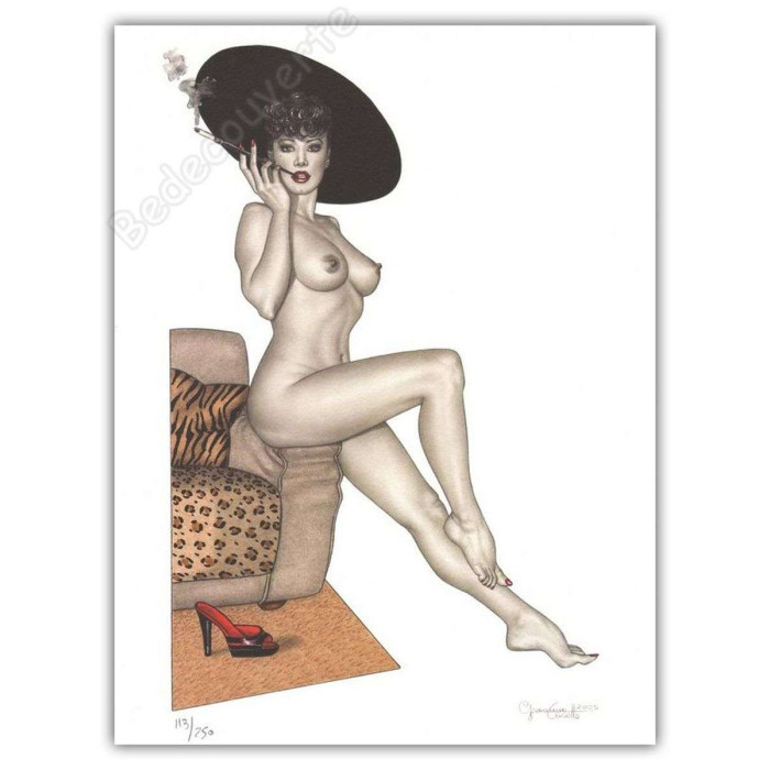 Affiche EPUISE - Casotto - Pin up 8 BD