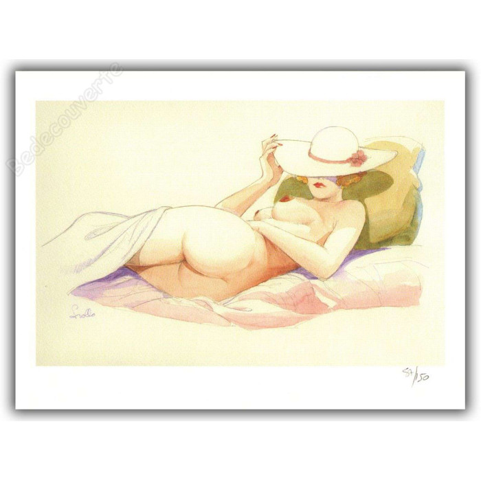 Affiche Frollo - Femme au Chapeau 15 BD