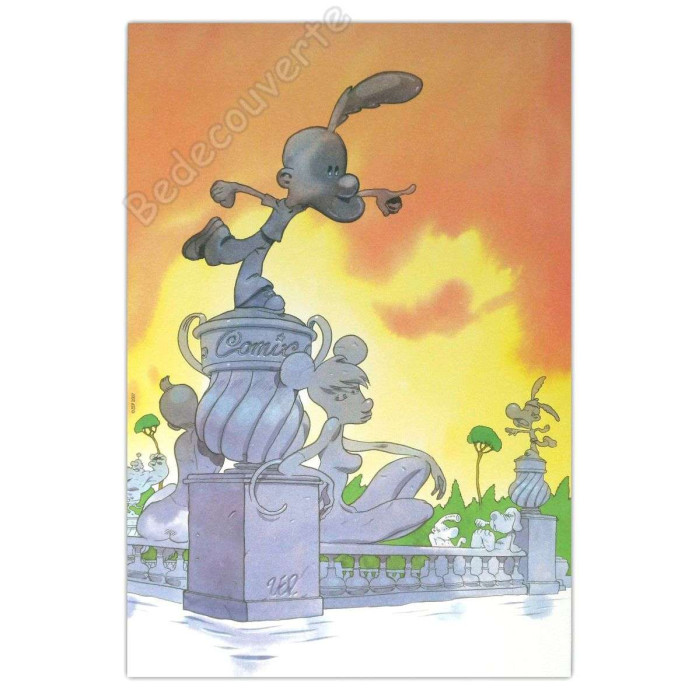 Affiche Zep - Titeuf Statue BD