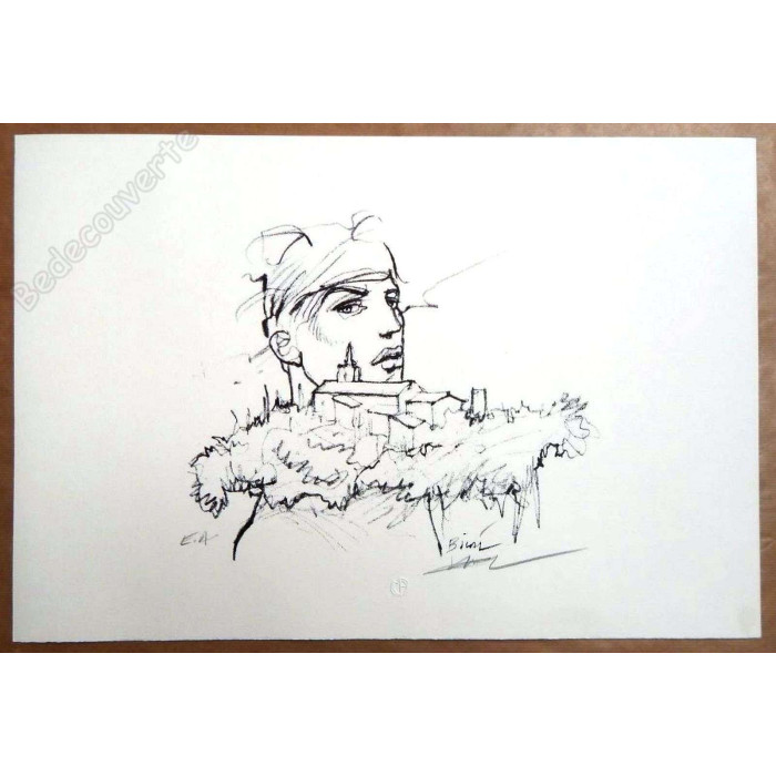 Bilal - Lithographie Sollies ville 2005