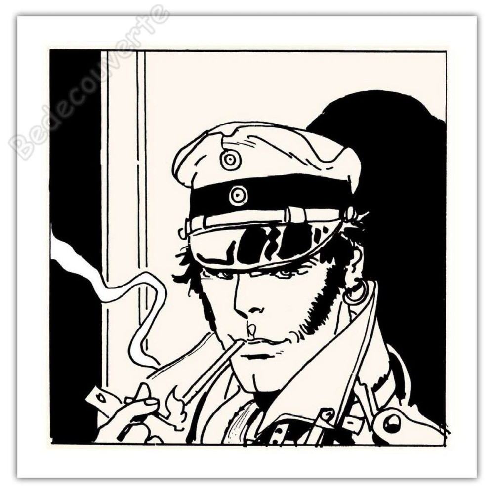 Pratt - Corto Cigarette Corto Maltese en Sibérie 30x30