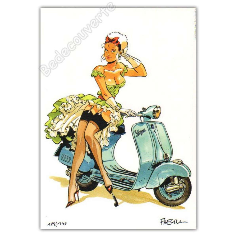 Meynet - Mirabelle En Vespa