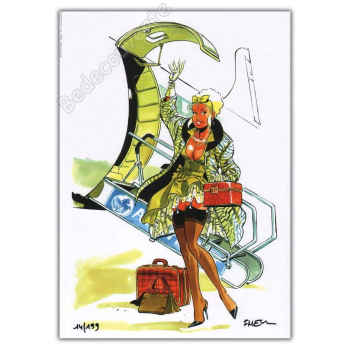 Meynet - Double M Avion Pin-up