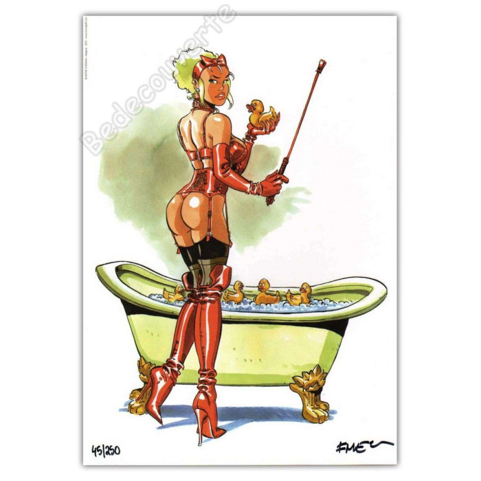 Meynet - Pin-up Mirabelle Lingerie Rouge Bain 2015