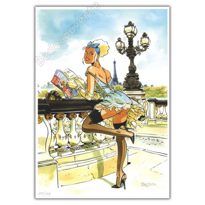 Meynet - Paris Tour Eiffel Pin Up 2012