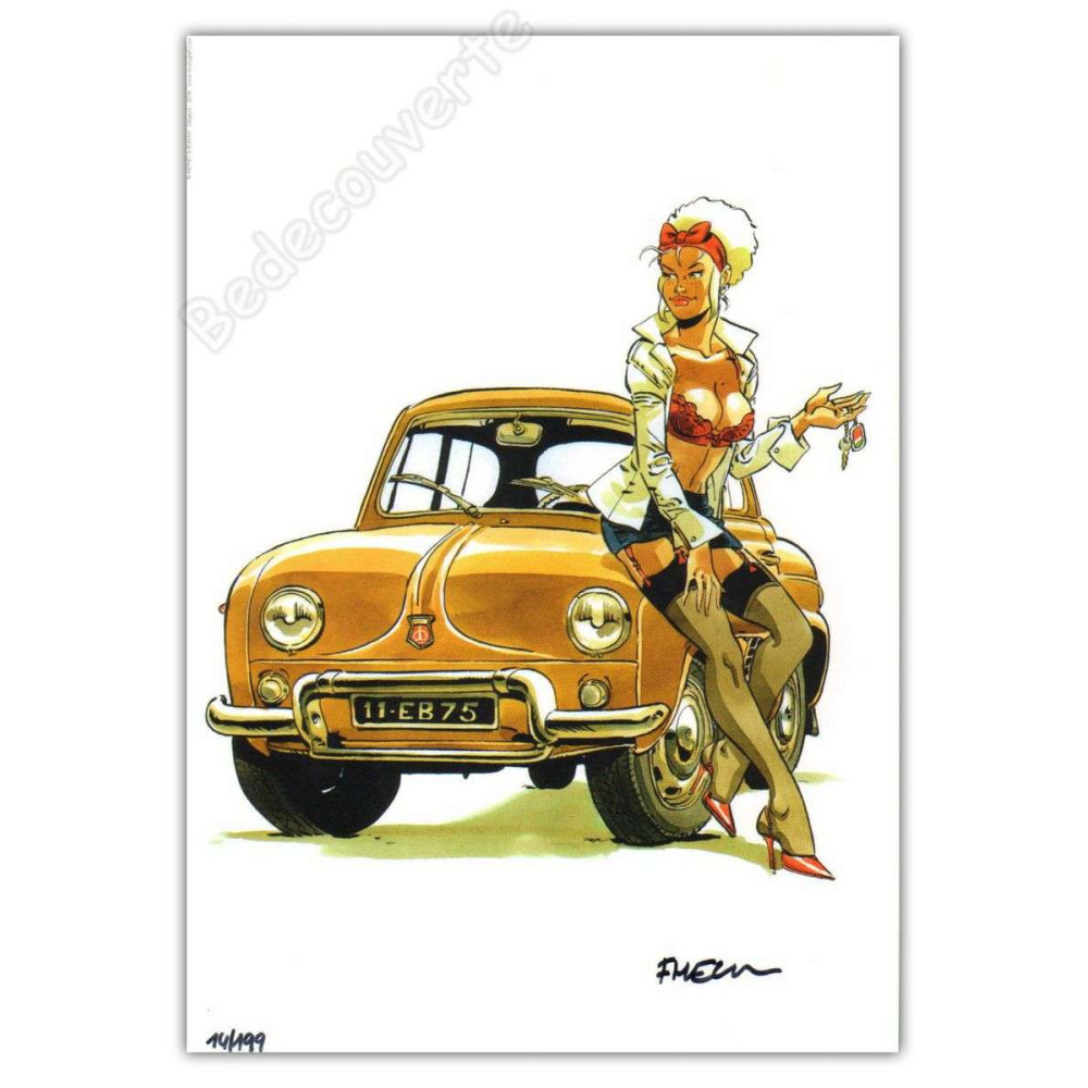 Meynet - Pin-up Mirabelle Renault Dauphine 2018