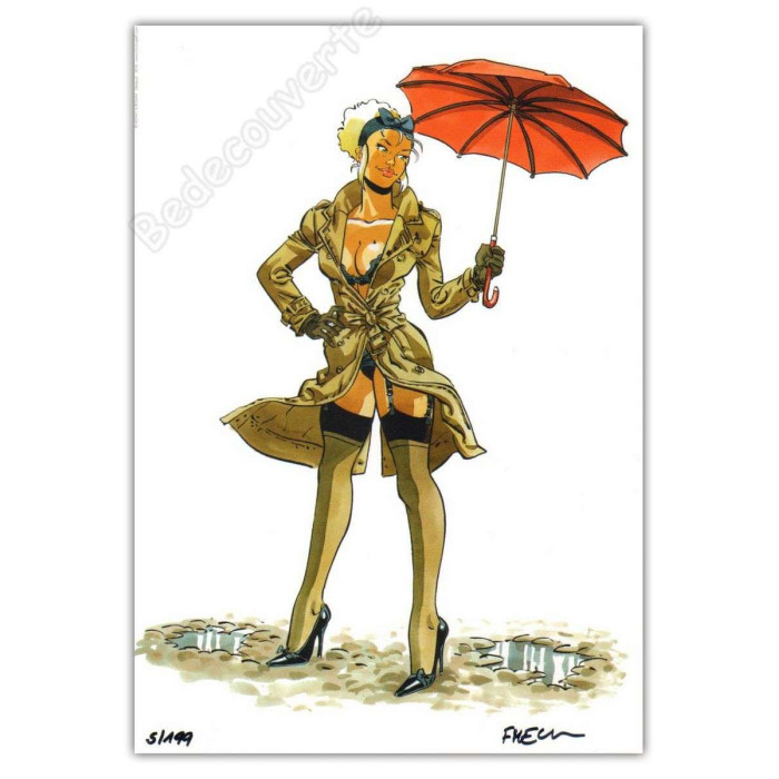 Meynet - Pin-up Mirabelle Parapluie 2018 Duo d'ex-libris