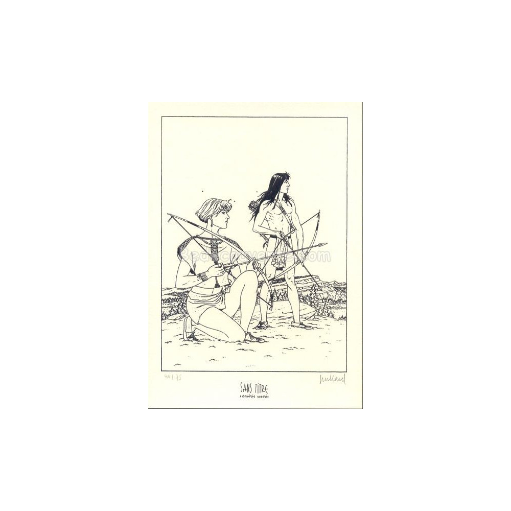 Affiche Juillard - Plume Aux Vents 3 BD Affiche Juillard - Plume Aux Vents 3 BD