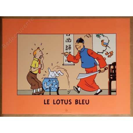 Hergé - Tintin Le lotus bleu