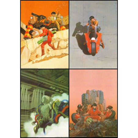 Katsuhiro Otomo - 4 Affiches Akira