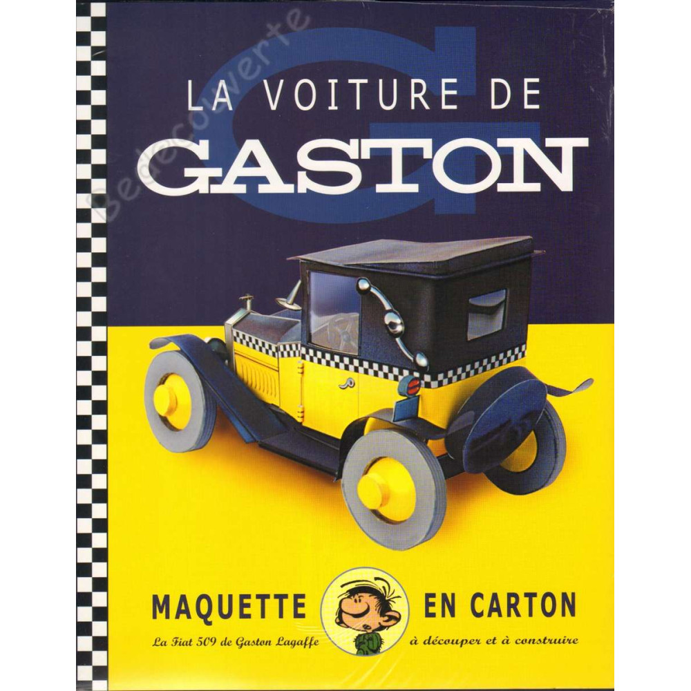 Franquin - Maquette en carton La voiture de Gaston