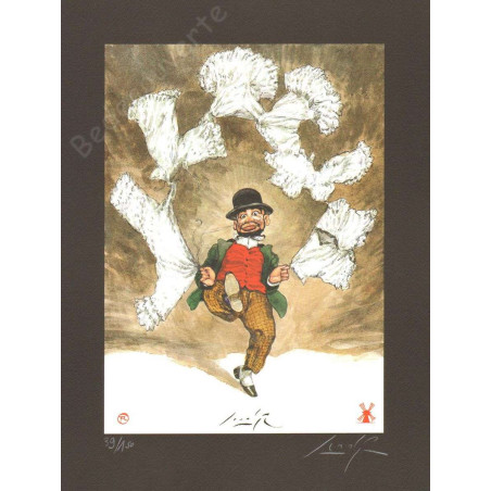 Smudja - Hommage Toulouse Lautrec Jongleur