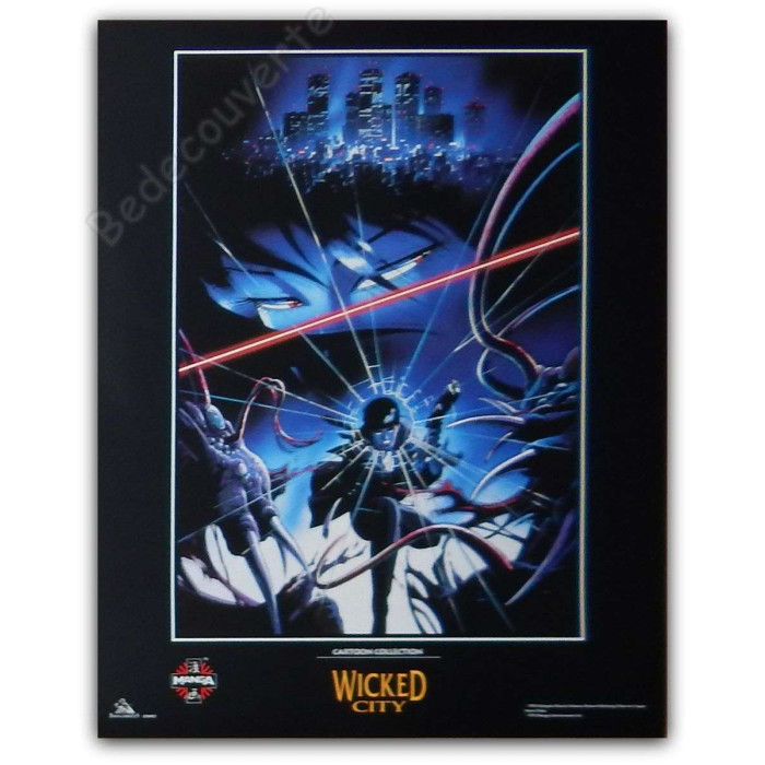 Hideyuki Kikuchi - Manga Cartoon Collection Wicked City 40x50