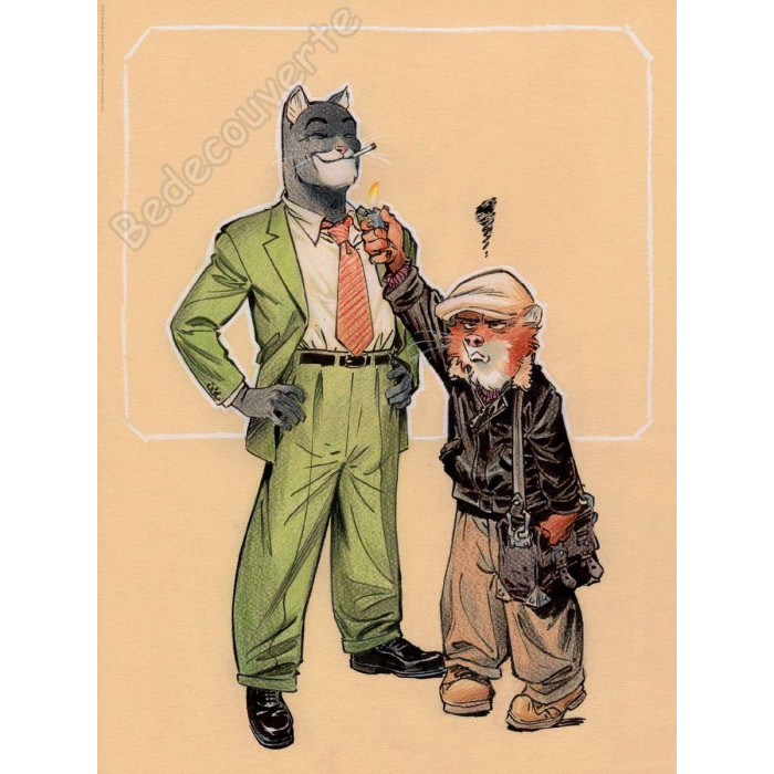 Guarnido - Blacksad Briquet