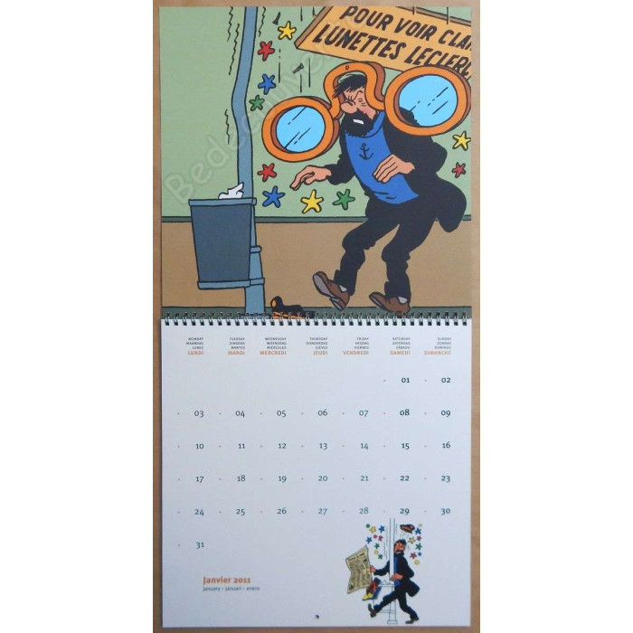 Herge - Calendrier Tintin 2011