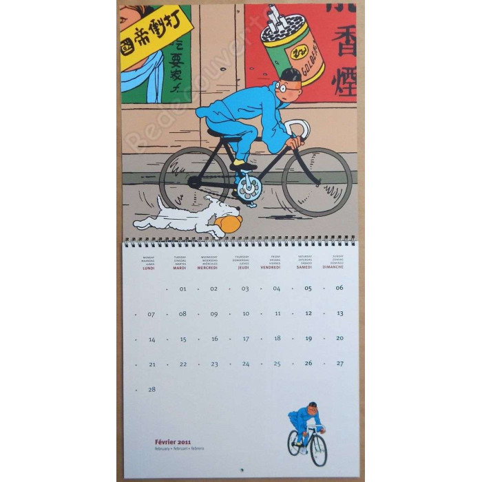 Herge - Calendrier Tintin 2011