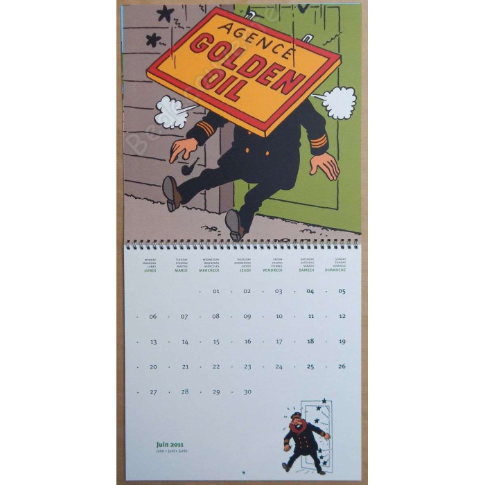 Herge - Calendrier Tintin 2011