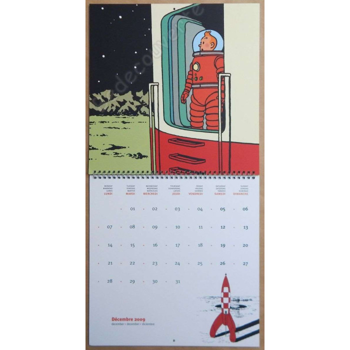 Herge - Calendrier Tintin 2009