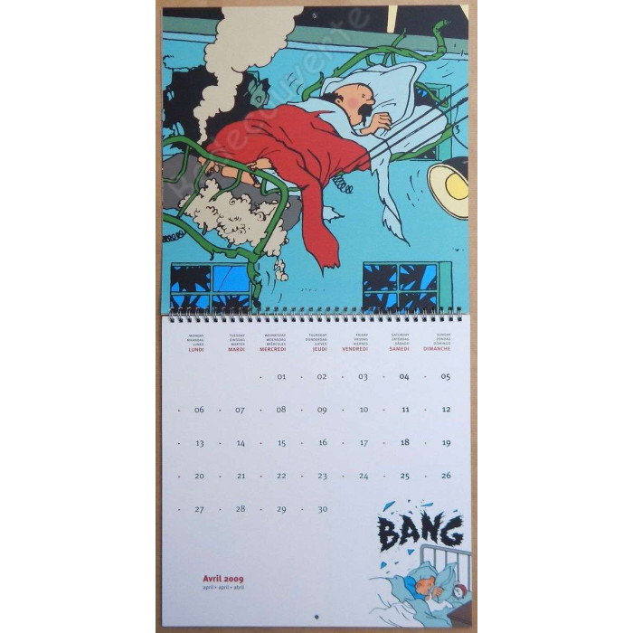 Herge - Calendrier Tintin 2009