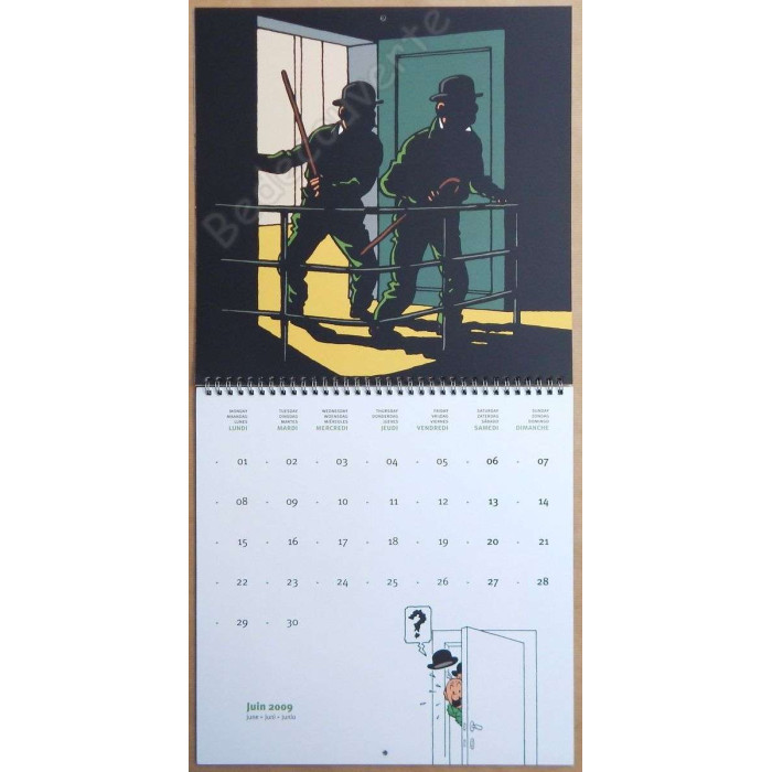 Herge - Calendrier Tintin 2009