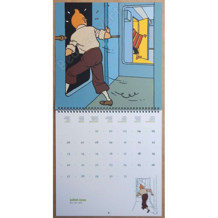 Herge - Calendrier Tintin 2009