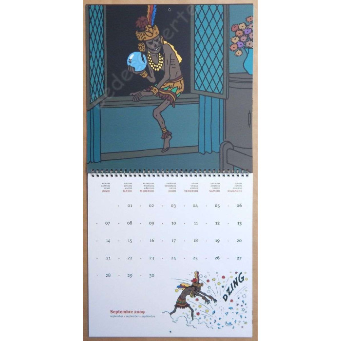 Herge - Calendrier Tintin 2009