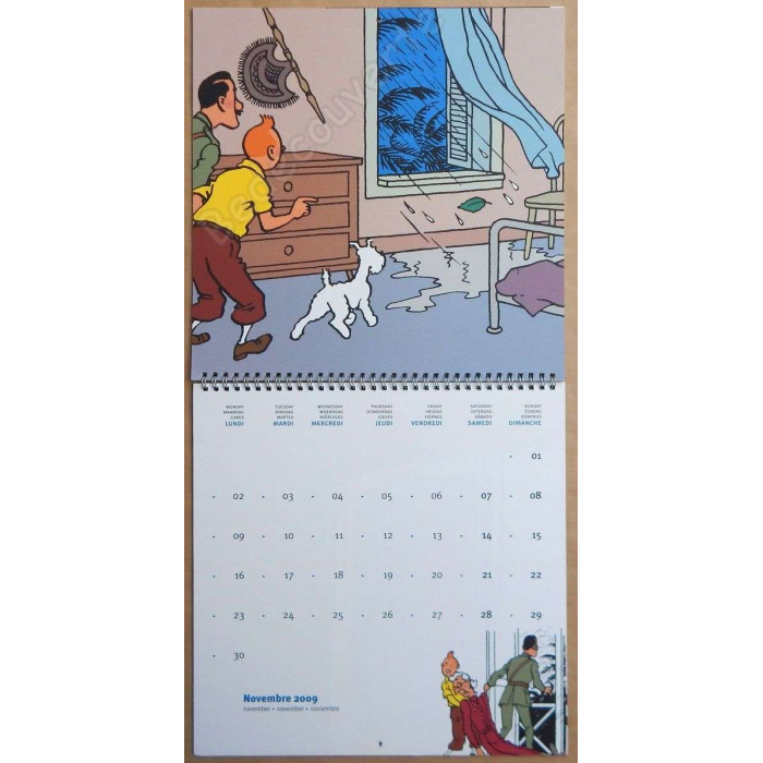 Herge - Calendrier Tintin 2009