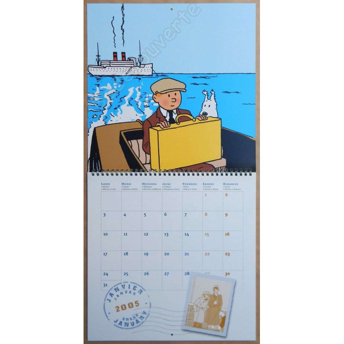 Herge - Calendrier Tintin 2005