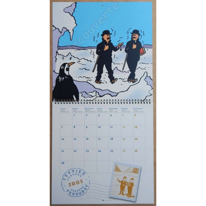 Herge - Calendrier Tintin 2005