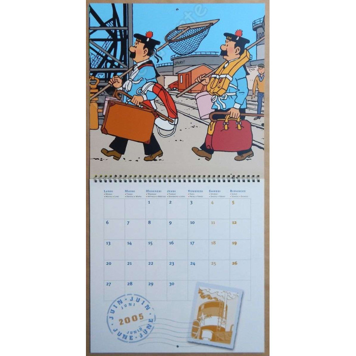 Herge - Calendrier Tintin 2005