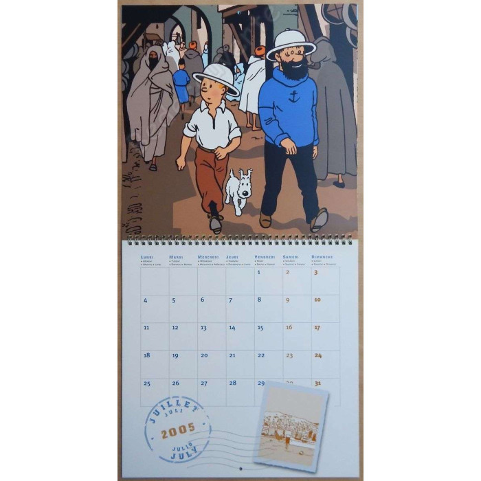 Herge - Calendrier Tintin 2005