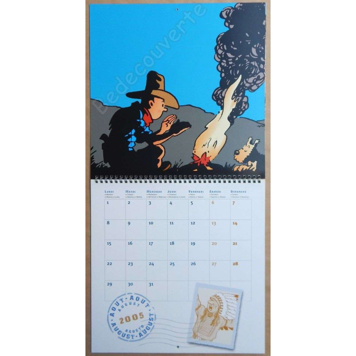 Herge - Calendrier Tintin 2005