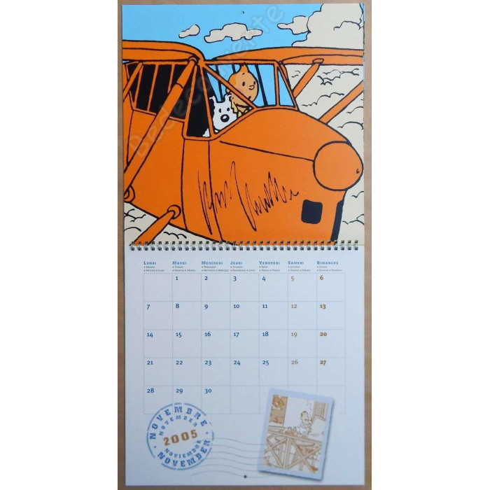 Herge - Calendrier Tintin 2005