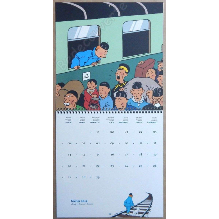 Herge - Calendrier Tintin 2012