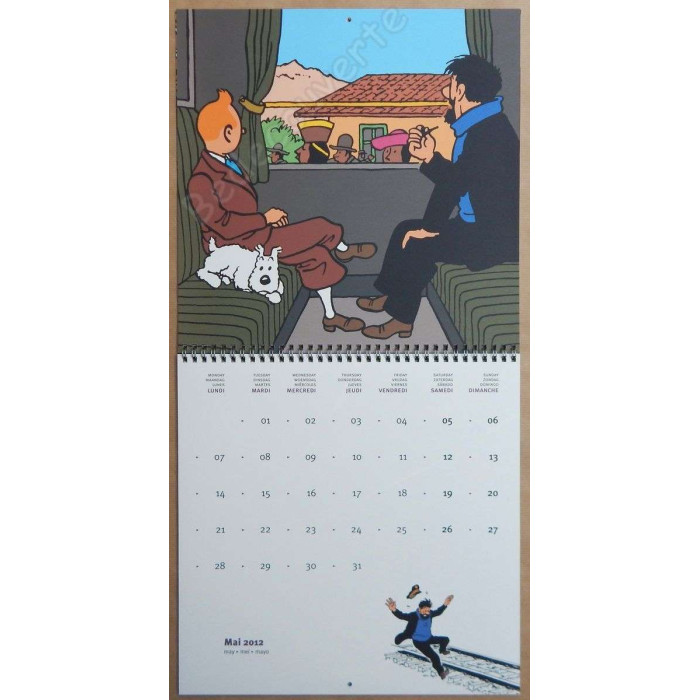 Herge - Calendrier Tintin 2012