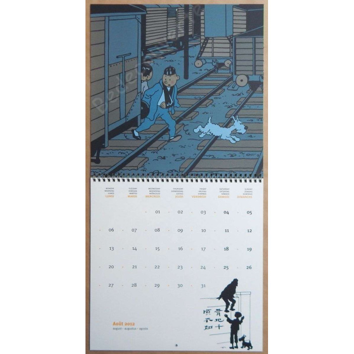 Herge - Calendrier Tintin 2012