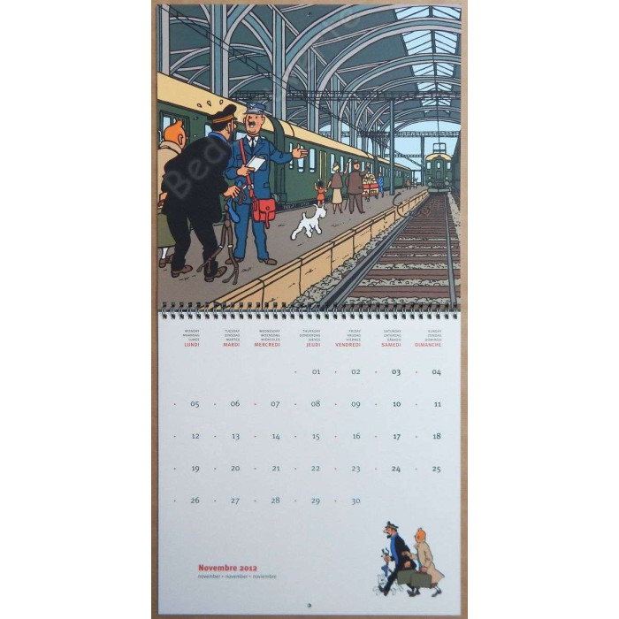 Herge - Calendrier Tintin 2012