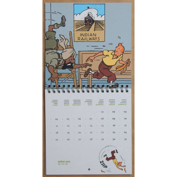 Herge - Calendrier Tintin 2011 Petit format