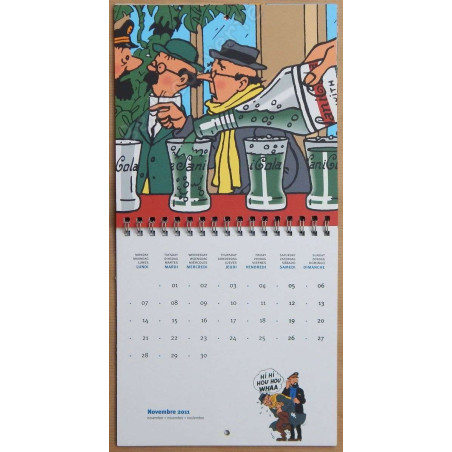 Herge - Calendrier Tintin 2011 Petit format
