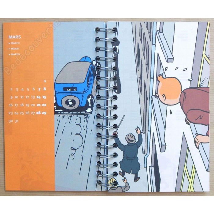 Herge - Agenda Tintin 2009