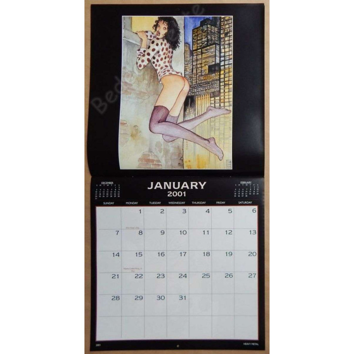 Manara - Calendrier 2001