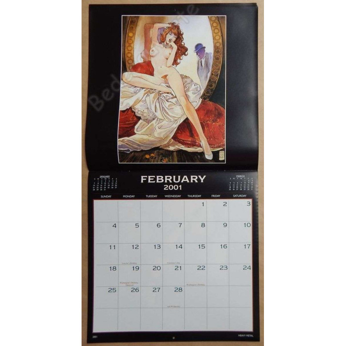 Manara - Calendrier 2001