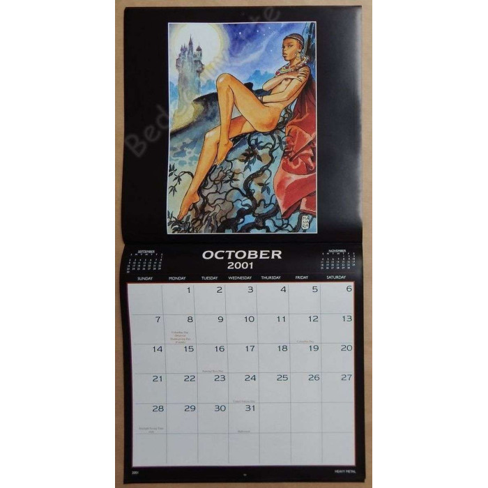 Manara - Calendrier 2001