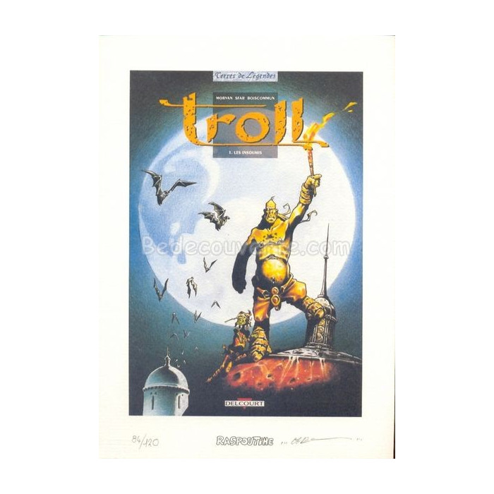 Affiche Boiscommun - Troll 1 BD