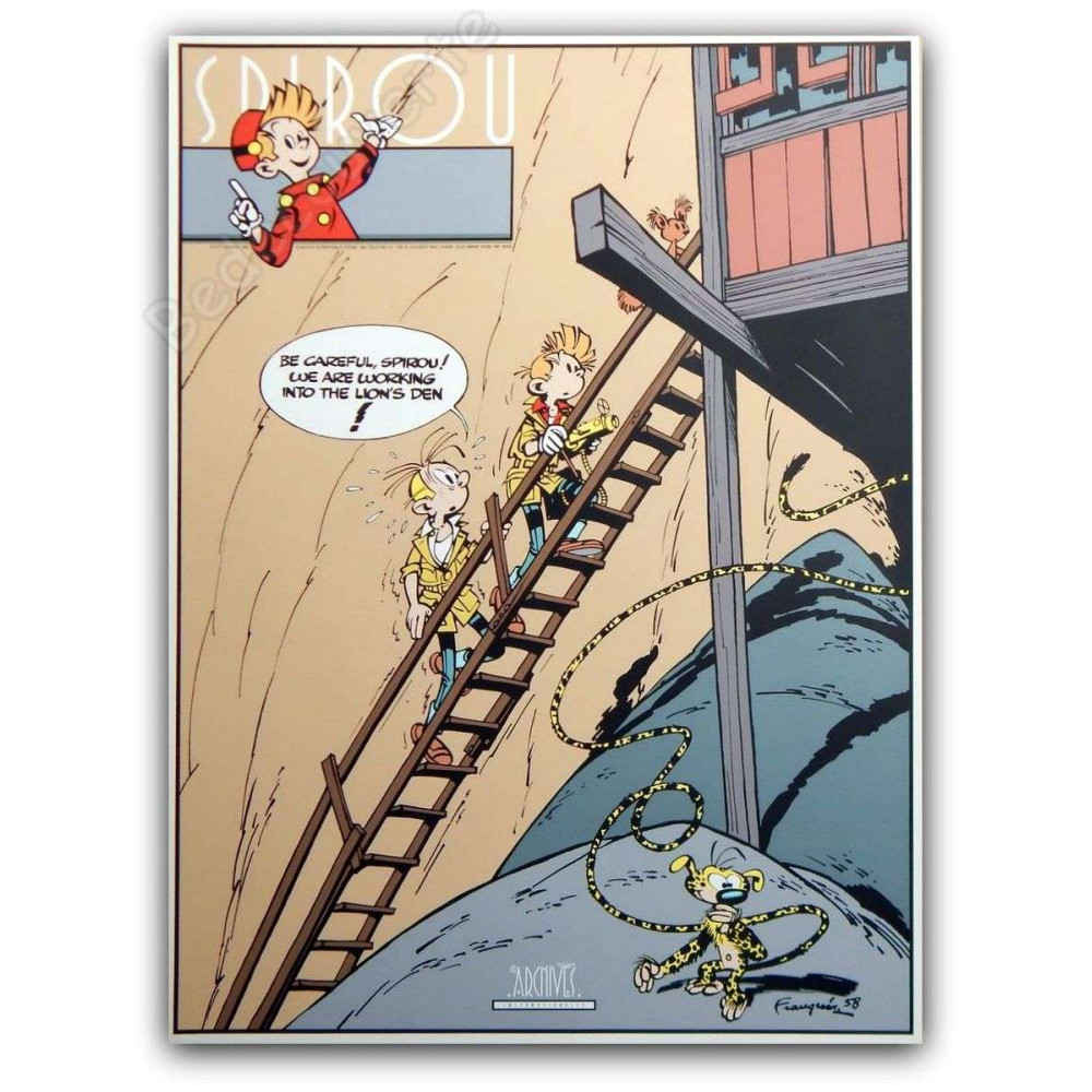 Franquin - Spirou et Fantasio Le Prisonnier du Bouddha Anglais