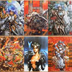 Masamune Shirow - 6 Affiches ManMachine Interface 40x50