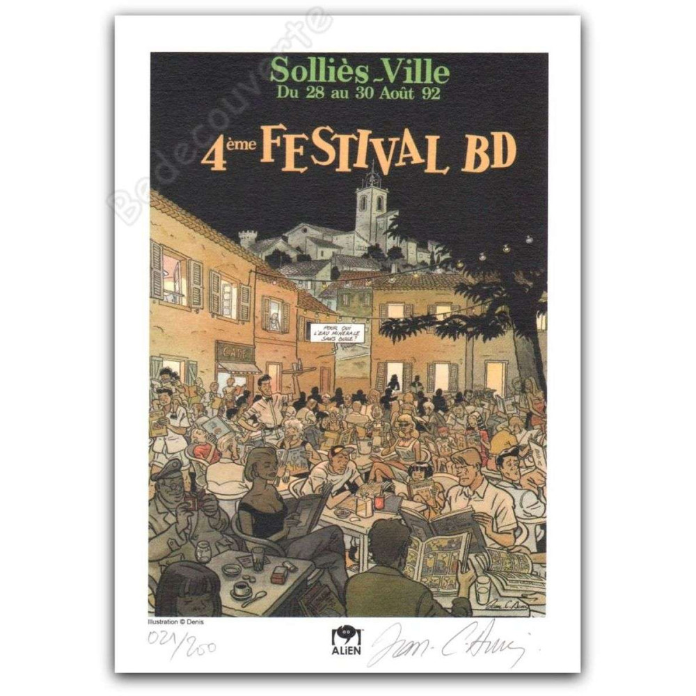 JC Denis - Festival BD Solliès 1992