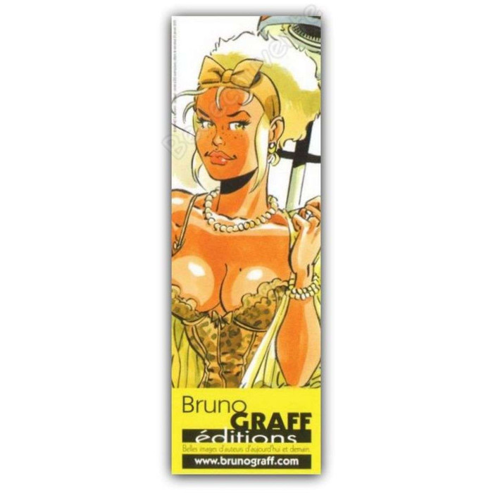 Meynet - Marque-page Angoulême 2015 Pin-up Mirabelle Lingerie Coiffeuse
