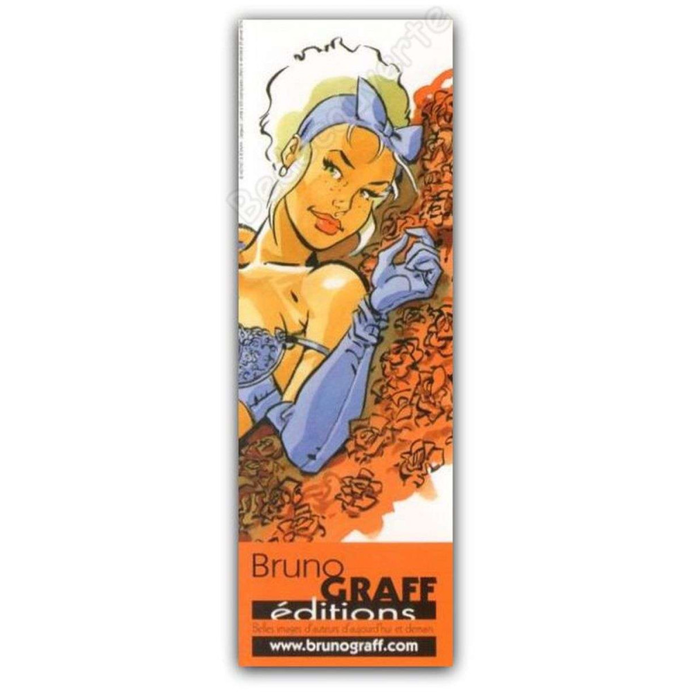 Meynet - Marque-page Angoulême 2016 Pin-up Les roses Meynet - Marque-page Angoulême 2016 Pin-up Les roses