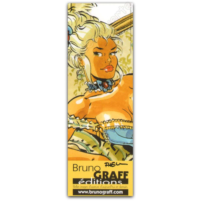Meynet - Marque-page Angoulême 2017 Pin-up Bourgoisie Signé